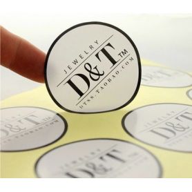 Adhesive labels in PVC tailored custom color HD