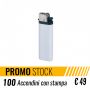 Offer Stock 100 cigarette Lighters, promotional customized with your logo € 49 + VAT