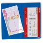 Port Voucher, ticket, air ticket PVC, double pocket, customizable with your logo