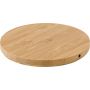 The Wireless charger Bamboo, 1.000 mA. Customizable with your logo
