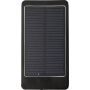 Chargeur de batterie solaire en aluminium avec un panneau solaire, 3000mAh. Personnalisable avec votre logo
