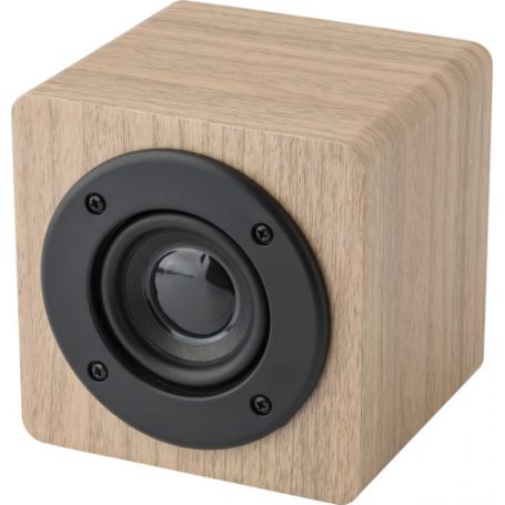 Speaker Wireless, in legno, 3W. Personalizzabile con il tuo logo