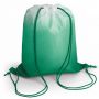 Sacca verde Zaino "Sfumato" bicolore, 33 x 42 cm, 210D. Personalizzabile con il tuo logo