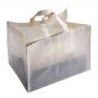 Shopping bag for Pastry 37 x 23 x 27 cm in TNT. Customizable with your logo