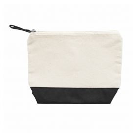 Pochette Beauty on Canvas 22.5 x 17 x 5.5 cm two-tone, customized with your logo