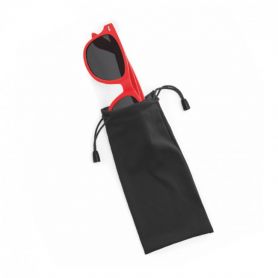 Case for glasses with laces, in soft polyester. Customizable with your logo