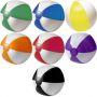 Ballon de plage gonflable Ø 24 cm, deux de la couleur de PVC. Personnalisable avec votre logo
