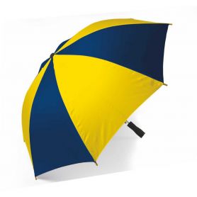 Parapluie du stade « Jaune/Bleu » : 92 x 66 cm. Pas de pourboire. Personnalisable avec votre logo!