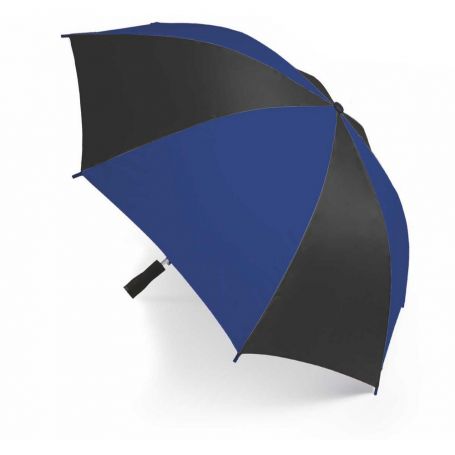 Parapluie du stade « Noir/Bleu » : 92 x 66 cm. Pas de pourboire. Personnalisable avec votre logo!