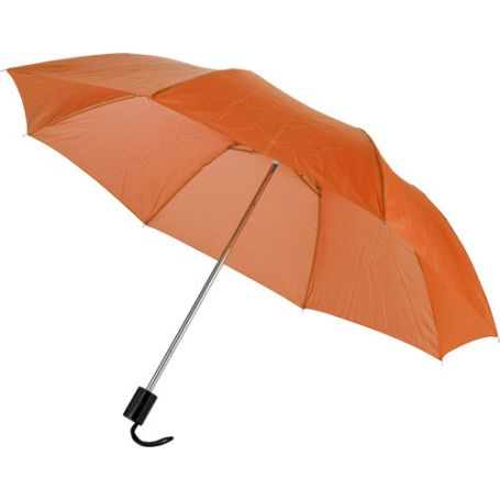 Manual umbrella is 93.5 x 55 cm, with lining. Customizable with your logo!
