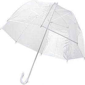 Parapluie transparent, 8 panneaux, 90 x 93,5 cm. Personnalisable avec votre logo!