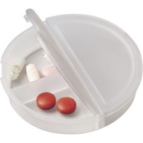Pills holder, 3 compartments, pocket. Customizable with your logo