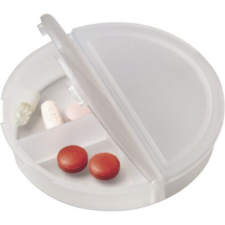 Pills holder, 3 compartments, pocket. Customizable with your logo