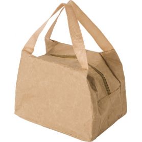 Thermal bag for lunch, in paper and aluminum, 23 x 15 x 15 cm