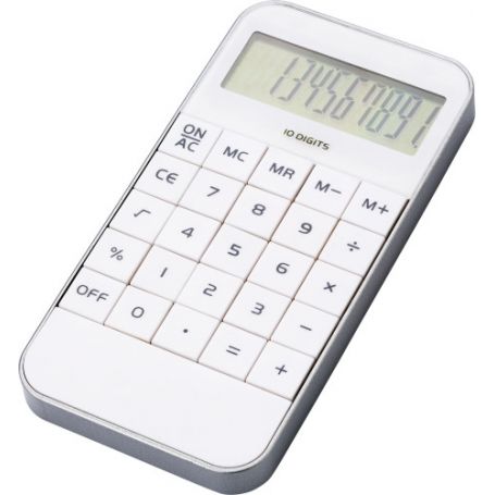 10-digit calculator, mobile phone design. Customizable with your logo