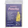 Poncho, emergency raincoat with polybag bag