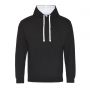 Varsity Hoodie sweatshirt 280 gr/m2 Black 80/20 Unisex Just Hoods