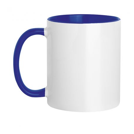 Tasse en céramique 320 ml Subli Blue Color. Personnalisable avec votre logo