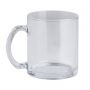 Transparent glass cup 320 ml