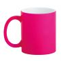 Ceramic cup 320 ml Subli Fuo Fuxia. Customizable with your logo