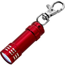 Pocket flashlight with 3 LEDs and carabiner
