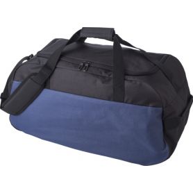 Sports/travel duffel bag, with base on the bottom and shoulder strap. 63 x 32 x 31 cm