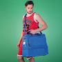 Football duffel bag, sportsman with rigid walls and shoe holders. 53 x 43 x 31 cm
