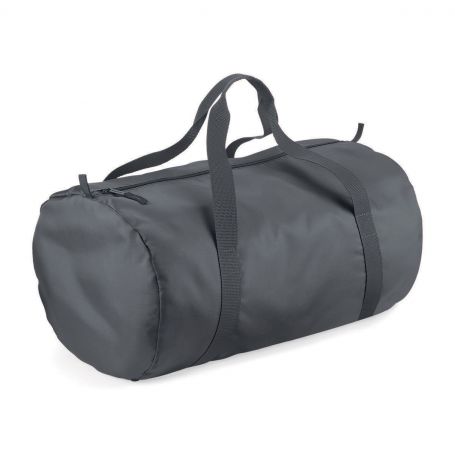 Tubular duffel bag with double handle, 210D polyester, light and waterproof. 50 x 30 x 26 cm