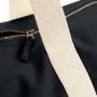 Tubular duffel bag with double handle, Organic Cotton, 50 x 25 x 25 cm