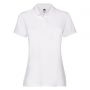 Premium Women's Polo Shirt, Short Sleeve, 100% Cotton, Fruit of the Loom