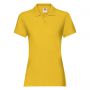 Premium Women's Polo Shirt, Short Sleeve, 100% Cotton, Fruit of the Loom