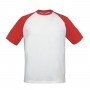 T-Shirt Base-Ball two-tone Short Sleeve B&C