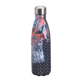 Water bottle "Bruin Bear" 500ml, double wall in stainless steel, thermal. 08