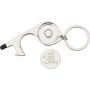 Hygienic metal key chain. Multifunction! Can be used to open doors and press buttons!