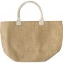Shopping Bag in Juta, manici in cotone. 33 x 52 x 17 cm.