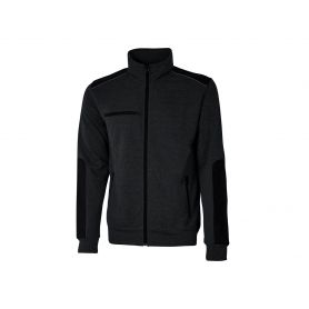 SNUG U-Power full zip sweatshirt. Unisex - BLACK CARBON