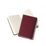 Notes/Burgundy notebook 9 x 14 cm neutral pages, with elastic. Customizable with your logo!