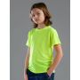 T-Shirt Evolution Cotton Fluo Kids Touch Short Sleeve Black Spider