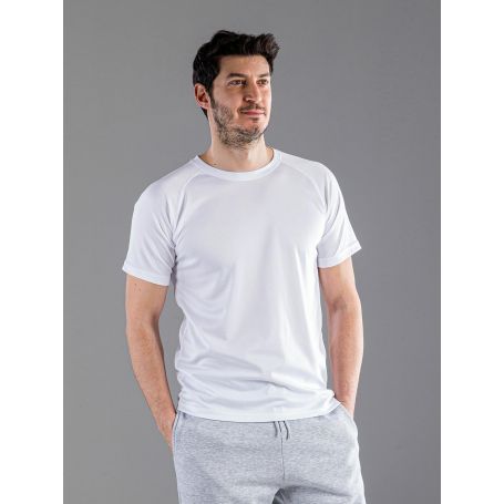 T-Shirt De Sport Run T 100% Polyester Micro-Perforé Unisexe Sprintex
