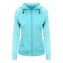 Sport zip and hood sweatshirt, breathable quick drying. Woman, Just Cool