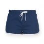 Vintage shorts, rounded hem in contrast. Ladies Retro Shorts. SF