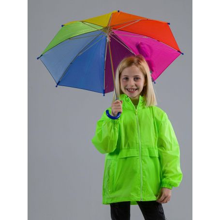 Kids windproof jacket with retractable hood. Wind. Sprintex