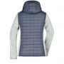 Giacca lavorata a maglia, easy care. Ladies' Knitted Hybrid Jacket. James & Nicholson