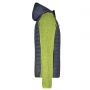 Knitted jacket, easy care. Men's Knitted Hybrid Jacket. James & Nicholson
