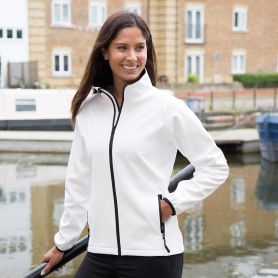 Two-layer softshell jacket with microfleece interior. Womens Printable Softshell. Result