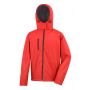 Windproof softshell jacket, breathable and waterproof, inner fabric in warm microfleece. Result