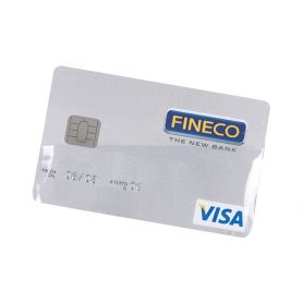 License holder, transparent card holder. Electronic ID card pocket