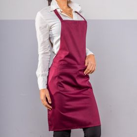 Parannanza/Apron made in Italy with harness and large front pocket. 190g/m2. Color Italian