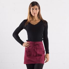Parannanza/Apron bar style Made in Italy with comfortable central pocket and long belt. Washable at 40°C.  Color Italian