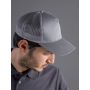 Mesh Cotton Cap. Unisex promo hat. Black Spider